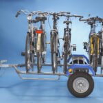 Remolque para bicicletas Mottez enganche 6 bicicletas | homologado EU