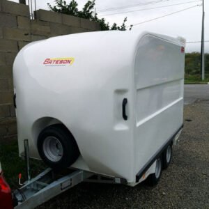 Furgón Bateson Remolque de caja 750 kg eje tándem | homologado EU